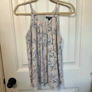 Alice Collection Sleeveless Tank Top Floral‎ Print Casual Blouse Small